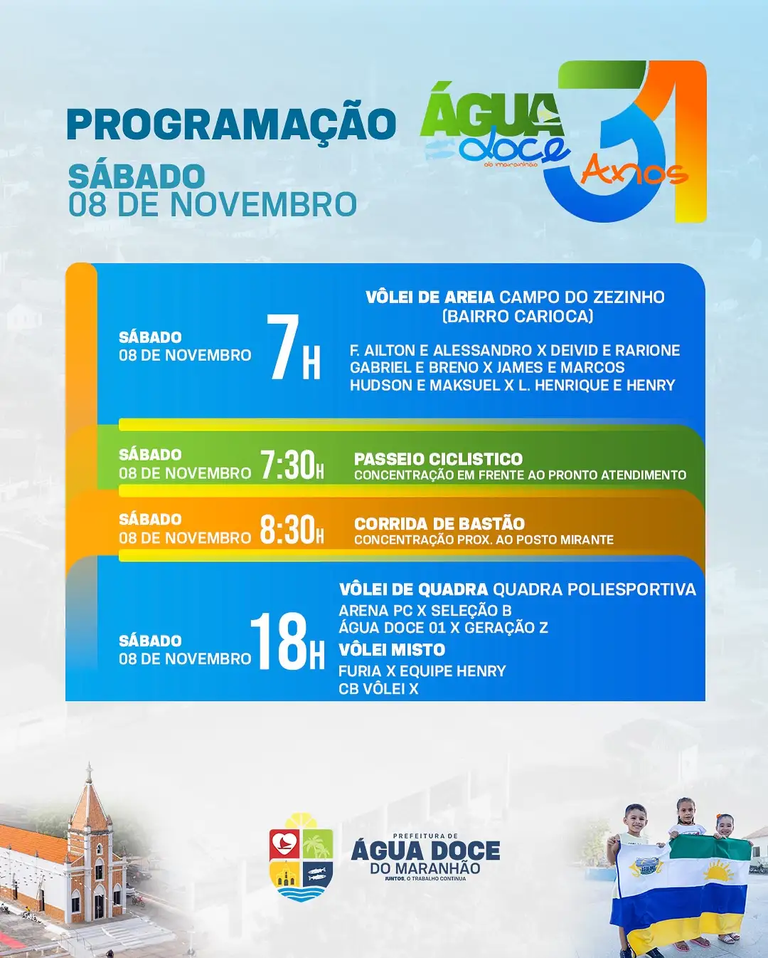 Foto 3 – Prefeitura divulga programação do 31º aniversário de Água Doce do Maranhão