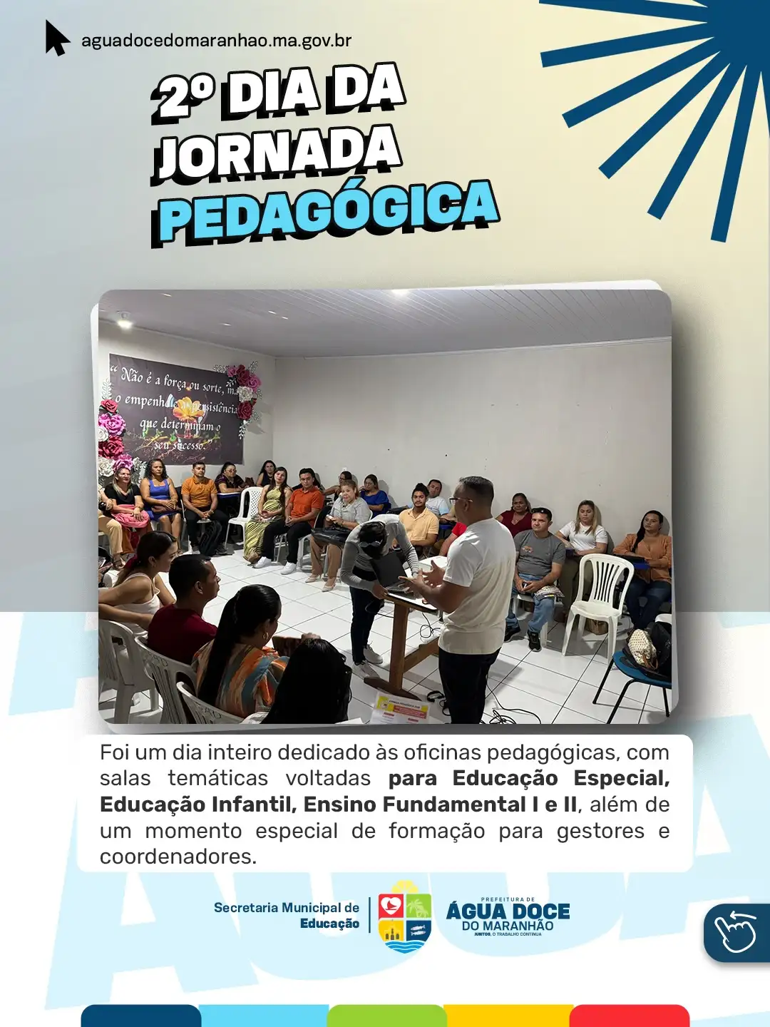 Foto 1 – 2º Dia da Jornada Pedagógica 2026 é marcado por formação e fortalecimento das práticas educacionais