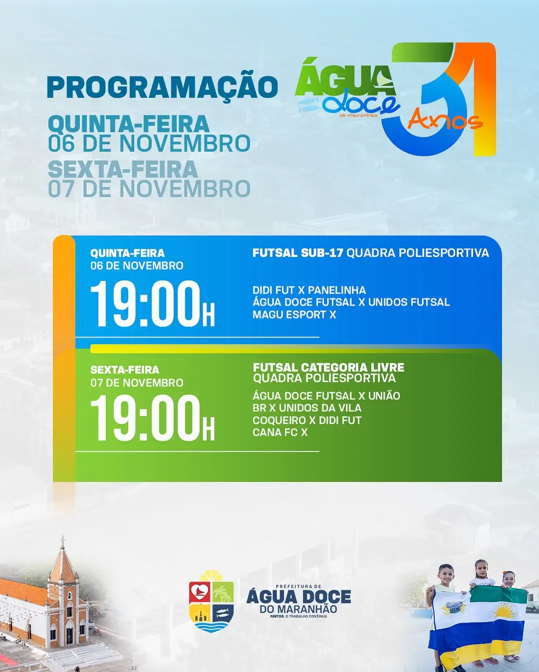 Foto 4 – Prefeitura divulga programação do 31º aniversário de Água Doce do Maranhão