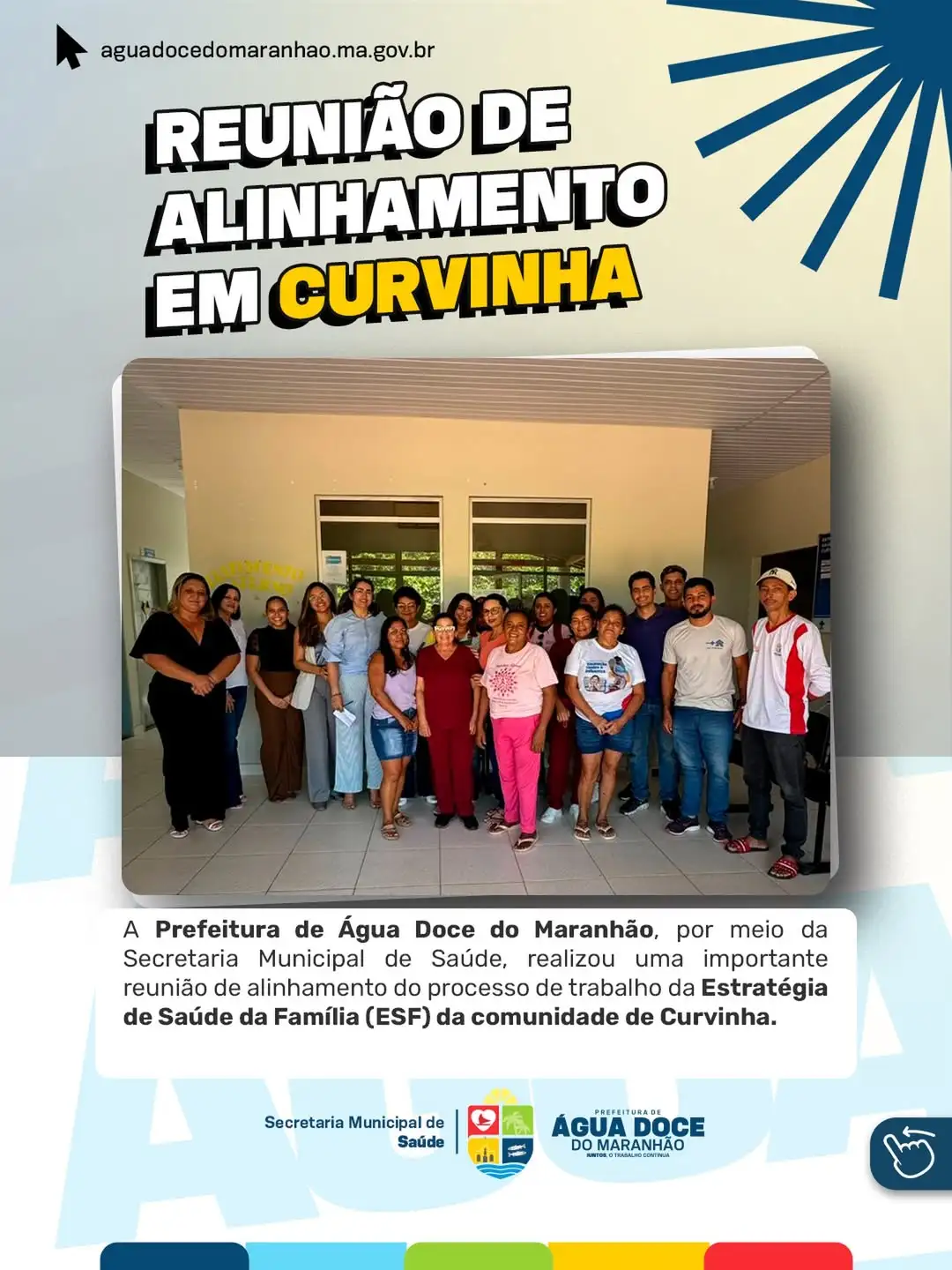 Foto 1 – Saúde de Água Doce realiza reunião de alinhamento da ESF na comunidade de Curvinha