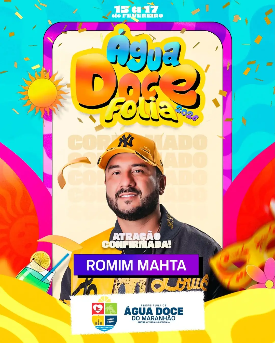 ATRAÇÃO CONFIRMADA | ÁGUA DOCE FOLIA 2026