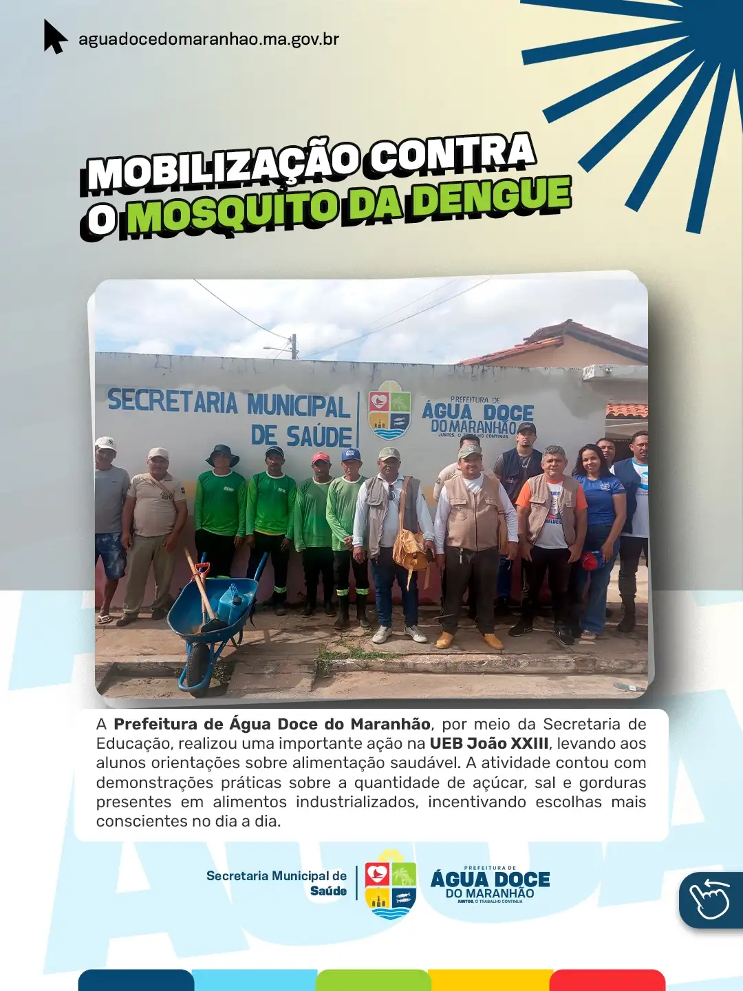 Prefeitura de Água Doce do Maranhão intensifica ações de combate à dengue 🚨🦟