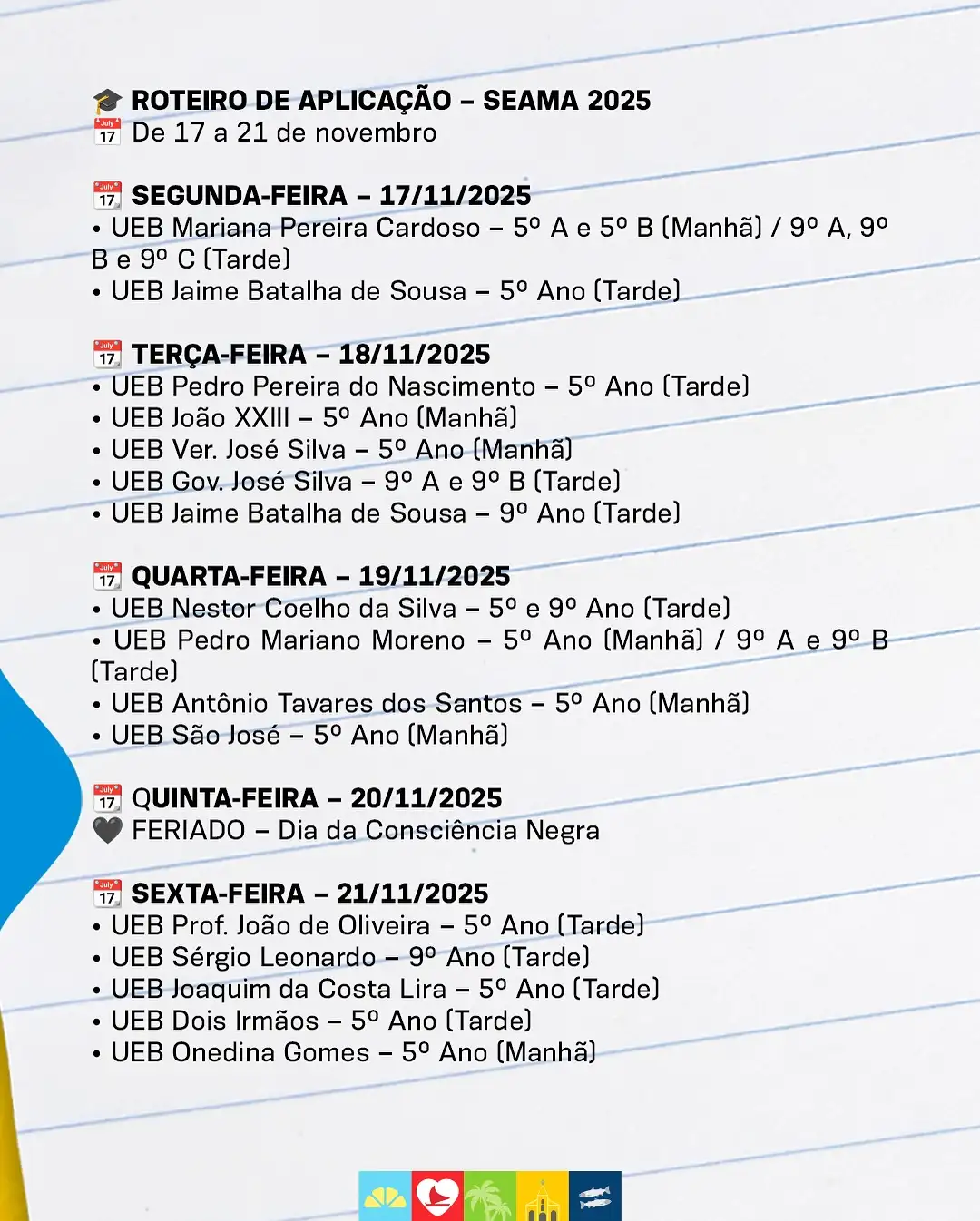 Foto 1 – ROTEIRO DE APLICAÇÃO – SEAMA 2025