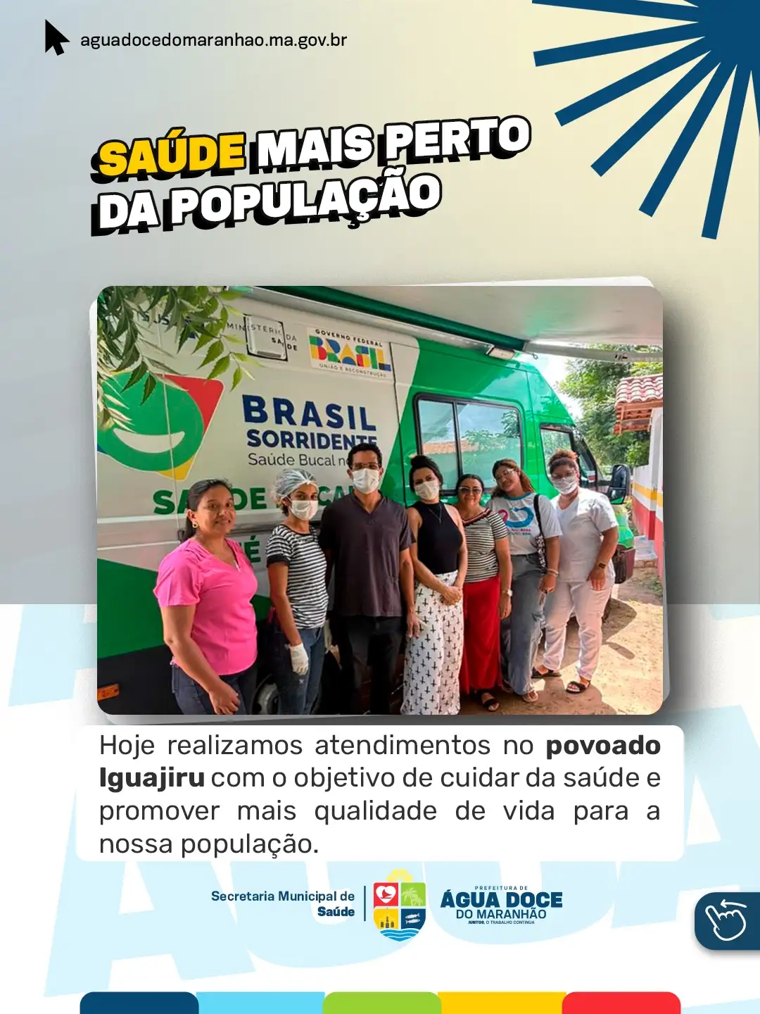 Prefeitura de Água Doce do Maranhão leva atendimentos de saúde ao povoado Iguajiru