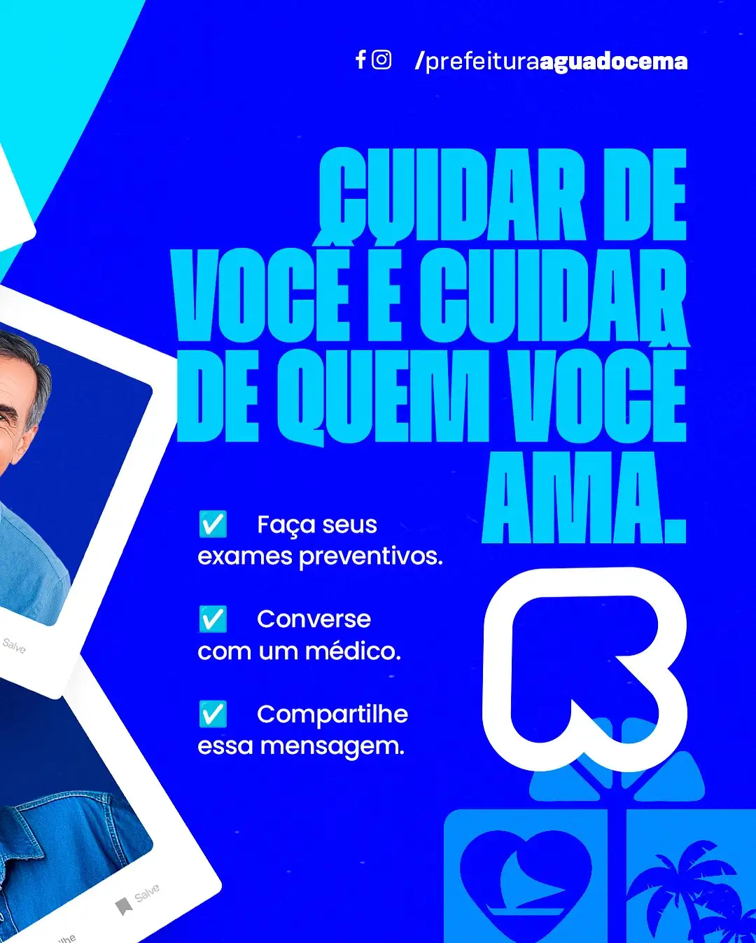 Foto 1 – Novembro Azul: Prefeitura de Água Doce do Maranhão intensifica ações voltadas à saúde do homem