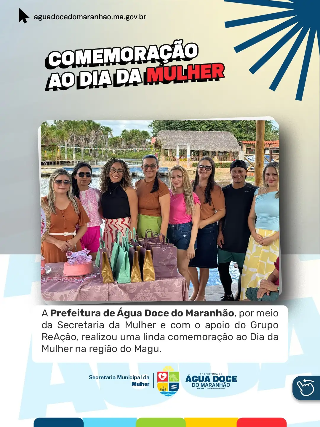Prefeitura de Água Doce do Maranhão promove celebração pelo Dia da Mulher na região do Magu