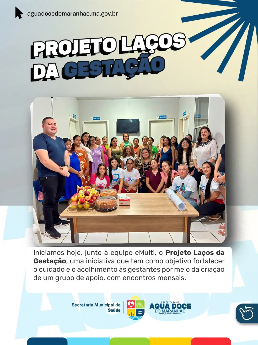 Estratégia de Saúde da Família de Cana Brava inicia Projeto Laços da Gestação 🏥