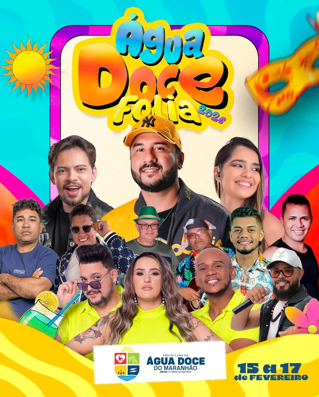 Foto 1 – 🎉 ÁGUA DOCE FOLIA 2026: PROGRAMAÇÃO OFICIAL É DIVULGADA