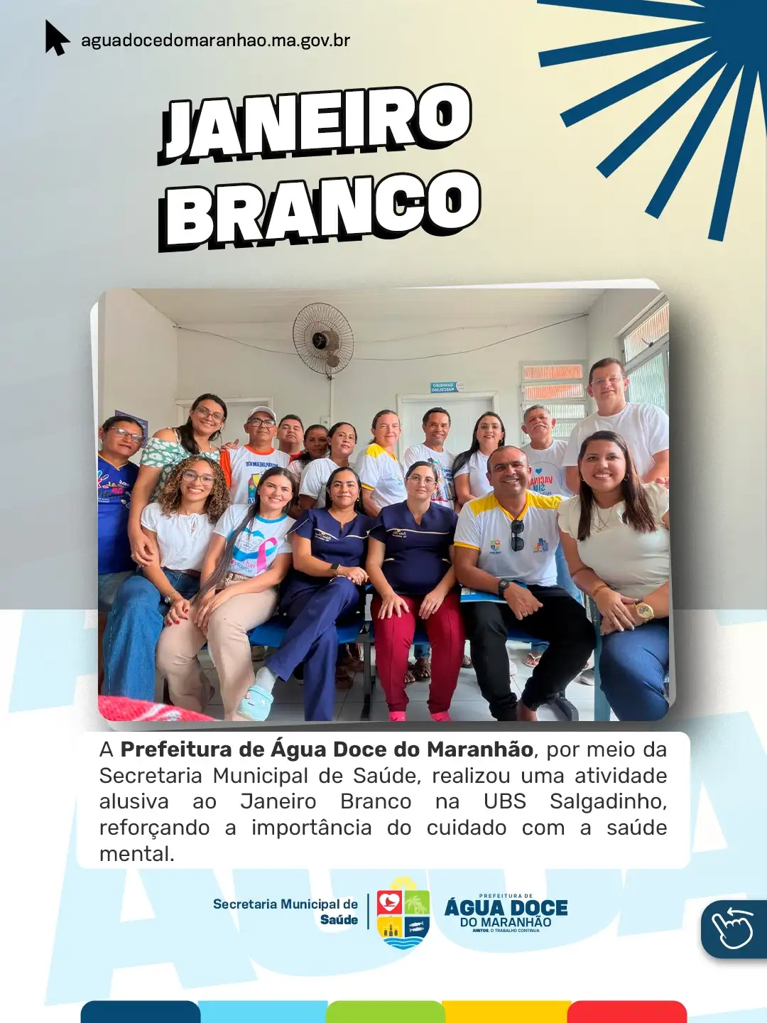 Janeiro Branco na UBS Salgadinho 🤍