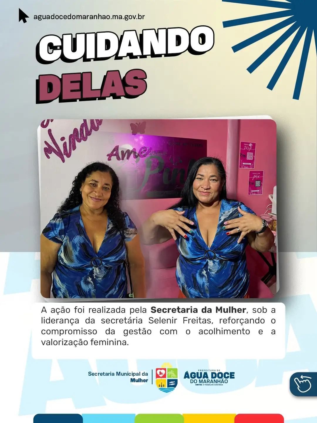 AÇÃO “CUIDANDO DELAS” PROMOVE VALORIZAÇÃO E BEM-ESTAR DAS MULHERES